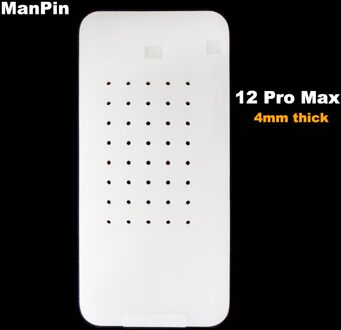 Lcd Screen Glas Scheiden Mal Voor Iphone 12 Mini 11 Pro Max Xs X Rubber Siliconen Pad Geen Bend Flex lijm Verwijderen Reparatie Tools 12 Pro Max