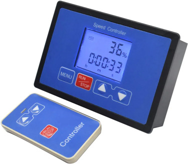 LCD Smart Digital Display PWM control dc motor speed controller Timing loop control 12V 24V 36V 48V Wireless remote control