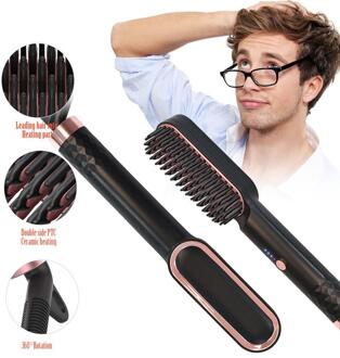 Lcd Stijltang Kam Mannen En Vrouwen Stijltang Baard Kam Keramische Curling Stijltang Stijl Kam EU