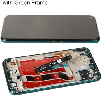 Lcd Voor Huawei P40 Lite JNY-LX1 Display Originele Lcd Met Frame Touch Screen Vervanging Op Voor P40 P 40 Lite lcd-scherm Getest met groen kader