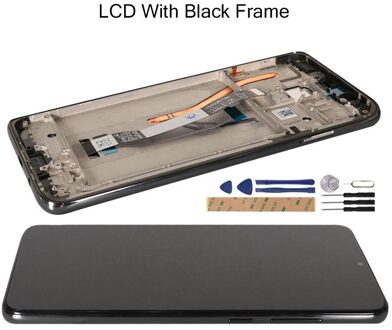 Lcd Voor Xiaomi Redmi Note 8 Pro Display Touch Screen Digitizer Vervanging Display Voor Redmi Note 8 Pro Screen Met frame 6.53" LCD met zwart kader