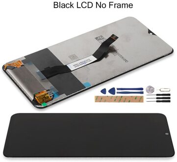 Lcd Voor Xiaomi Redmi Note 8 Pro Display Touch Screen Digitizer Vervanging Display Voor Redmi Note 8 Pro Screen Met frame 6.53" zwart LCD nee kader