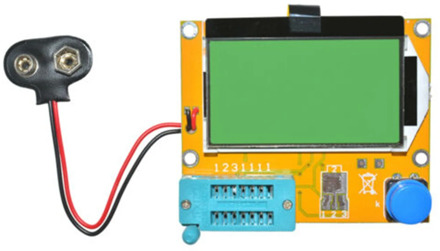 LCR-T4 ESR Meter Transistor Tester Diode Triode Capacitance SCR Inductance Automatic Shutdown LCD Display