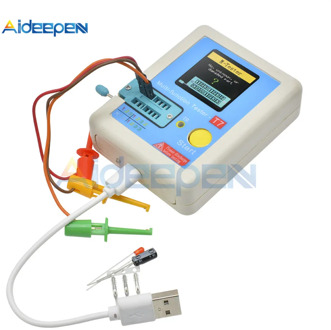 LCR-T7 T7 Transistor Tester TFT Diode Triode Capacitance Meter LCR ESR Meter NPN PNP MOSFET IR Multifunction Tester Multimeter