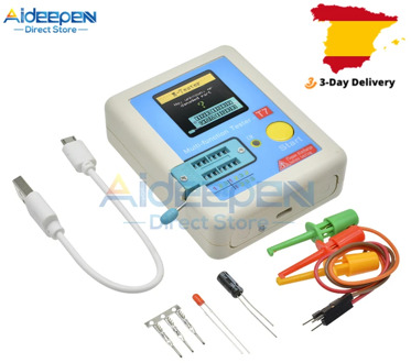 LCR-T7 T7 Transistor Tester TFT Diode Triode Capacitance Meter LCR ESR Meter NPN PNP MOSFET IR Multifunction Tester Multimeter