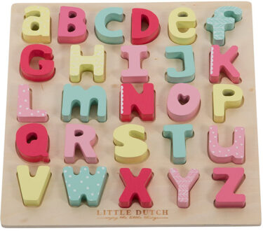 LD Alfabet puzzel hart roze