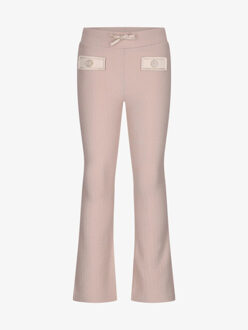 Le Chic Meisjes broek debont knit vibes cafe au lait Bruin - 116