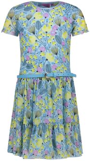 Le Chic Meisjes jurk - Blauw Jay - Maat 104
