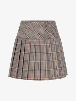 Le Chic Meisjes rok twinny boyfriend check Veelkleurig - 116