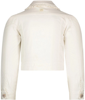 Le Chic meisjes spijkerjas Ecru - 110