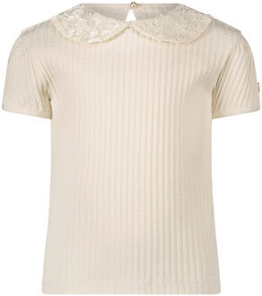 Le Chic Meisjes t-shirt - Narly - Oatmeal Elite - Maat 110