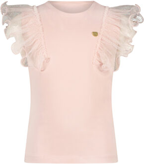 Le Chic Meisjes t-shirt - Noblesse - Baroque roze - Maat 110