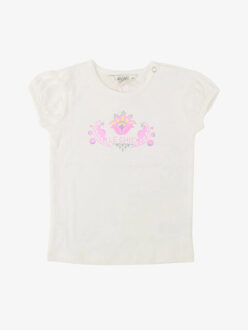Le Chic Meisjes t-shirt noki fancy shield Roze - 86