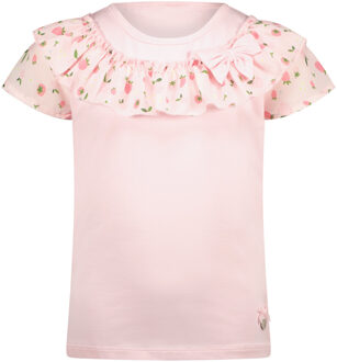 Le Chic Meisjes t-shirt ruffel - Nomsala - Candy crush - Maat 164
