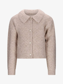 Le Chic Meisjes vest omsky knitted Goud - 110/116