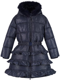 Le Chic meisjes winterjas Marine - 134-140