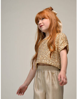 Le Chic Top korte mouw c511-5105 elstree Goud - 146/152