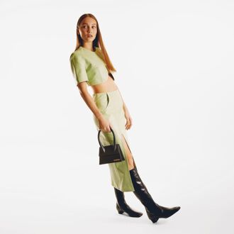 Le Chiquito Medium Tas - Jacquemus - Leer - Zwart - maat