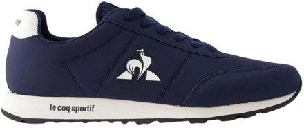 Le Coq Sportif Blauwe Print Sneakers met Rubberen Zool le coq sportif , Blue , Heren - 45 Eu,42 Eu,44 Eu,40 EU