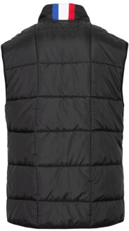 Le Coq Sportif De mouwloze donsjas voor heren van Le Coq Sportif, een winterklassieker. Zwart - XS