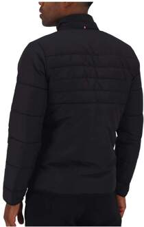 Le Coq Sportif Doudoune Le Coq Sportif klein vlaglogo voor heren - maat XS Zwart