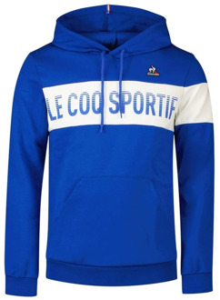 Le Coq Sportif Lichtblauwe Hoodie le coq sportif , Blue , Heren - 2Xl,Xl,M,S