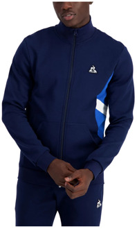 Le Coq Sportif Seizoen Full Zip Sweater le coq sportif , Blue , Heren - XL