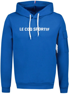 Le Coq Sportif Seizoen Hoodie Stijl le coq sportif , Blue , Heren - Xl,L,M