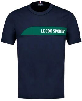 Le Coq Sportif Sky Captain-T-shirt voor heren - maat XS Blauw
