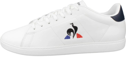 Le Coq Sportif Stijlvolle Courtset Sneakers voor Mannen le coq sportif , White , Heren - 42 Eu,45 EU