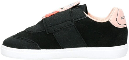 Le Coq Sportif Tacleone Animal Face Kinderen Zwarte Trainers - maat EU 24 / UK 7