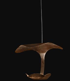 Le Gigine LED hanglamp 1-lamp brons bladkoper