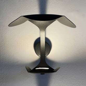 Le Gigine LED wandlamp, antraciet