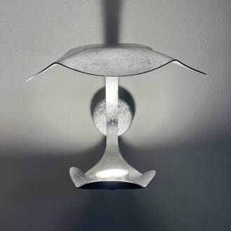 Le Gigine LED wandlamp, bladzilver