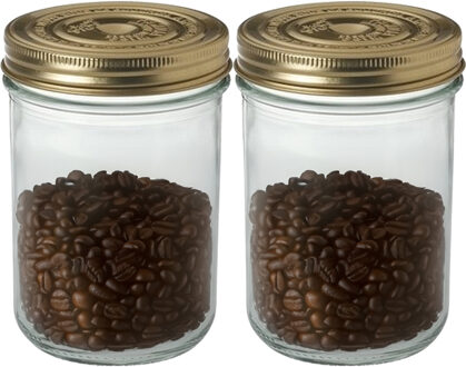 Le Parfait 2x Weckpotten/inmaakpotten met schroefdeksel 750 ml - Action products