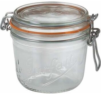 Le Parfait Super Weckpot - Ø 100 mm - 6 stuks - 500 ml Transparant