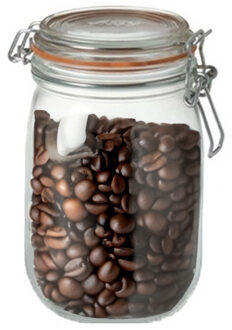 Le Parfait Voorraad/weckpot - transparant - glas - 14,5 x 8,5 cm - 750 ml - Le Parfait