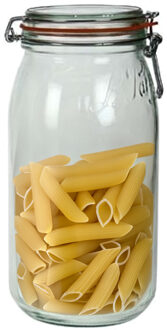 Le Parfait Voorraad/weckpot - transparant - glas - 28 x 13 cm - 3 L - Le Parfait