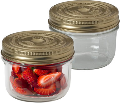 Le Parfait Weckpot/inmaakpot - 2x - met schroefdeksel - 350 ml - Le Parfait