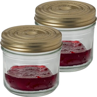 Le Parfait Weckpot/inmaakpot - 2x - met schroefdeksel - 500 ml - Le Parfait