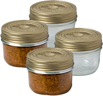 Le Parfait Weckpot/inmaakpot - 4x - met schroefdeksel - 200 ml - Le Parfait