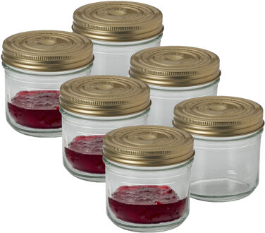 Le Parfait Weckpot/inmaakpot - 6x - met schroefdeksel - 500 ml - Le Parfait