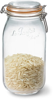 Le Parfait Weckpotten/inmaakpotten met klepdeksel 2 liter - Action products