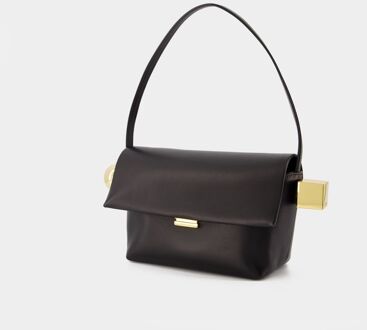 Le Rond Carre handtas - Jacquemus - Leer - Zwart - One Size