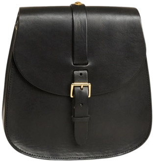 Le Sab M leather bag Zwart - Onesize