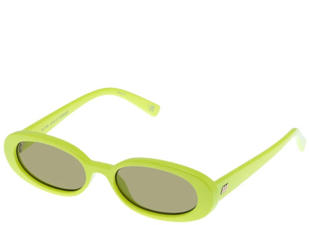 Le Specs 90's Stijl Zonnebril Le Specs , Green , Dames - ONE Size