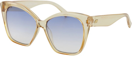 Le Specs LE Sustain 1970 Oversize HOT Trash Sunglasses /Sand Le Specs , Beige , Dames