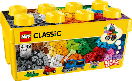LE10696 LEGO CLASSIC Medium creative brick box-toys for boys and girls, figures + 3 years, blocks and pieces, original