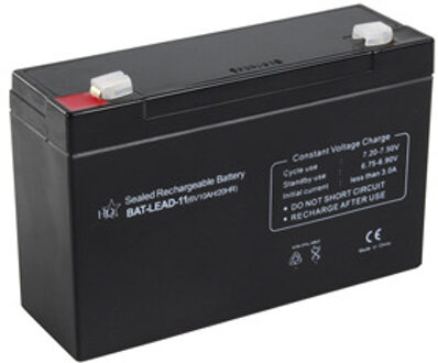 Lead-Acid 6V 10Ah Sealed Lead Acid (VRLA)