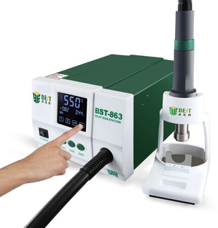 Lead-free Adjustable 863 Hot Air Rework Station Soldering Touch Screen LCD 1200W 220V For Phone CPU PCB better than QUICK 861DW